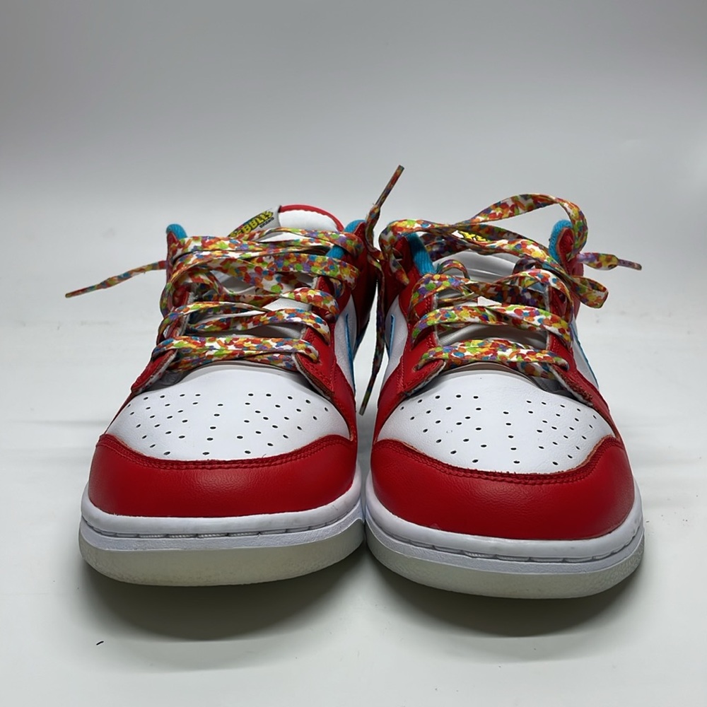 Nike Dunk low Lebron Fruity Pebbles multi colored DH8009-600 USED Size 8.5 - Picture 3 of 9
